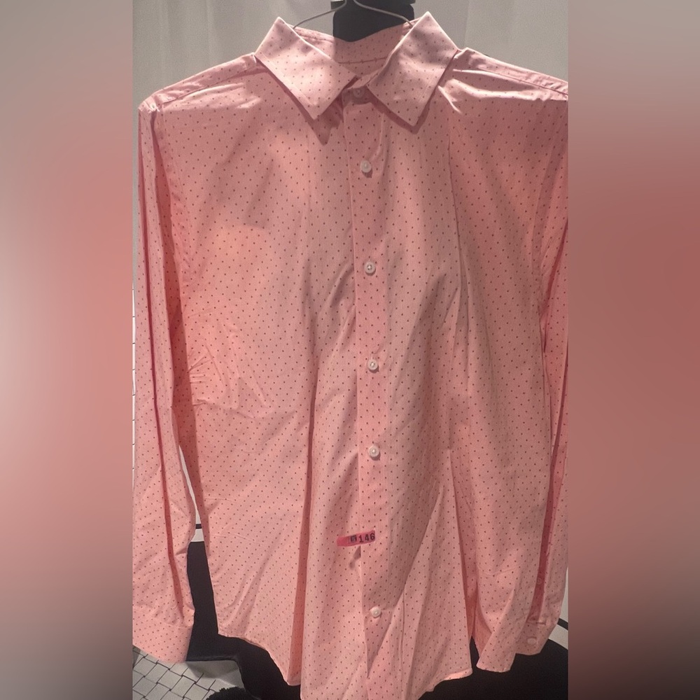 Express Men's Coral Button Down Shirt